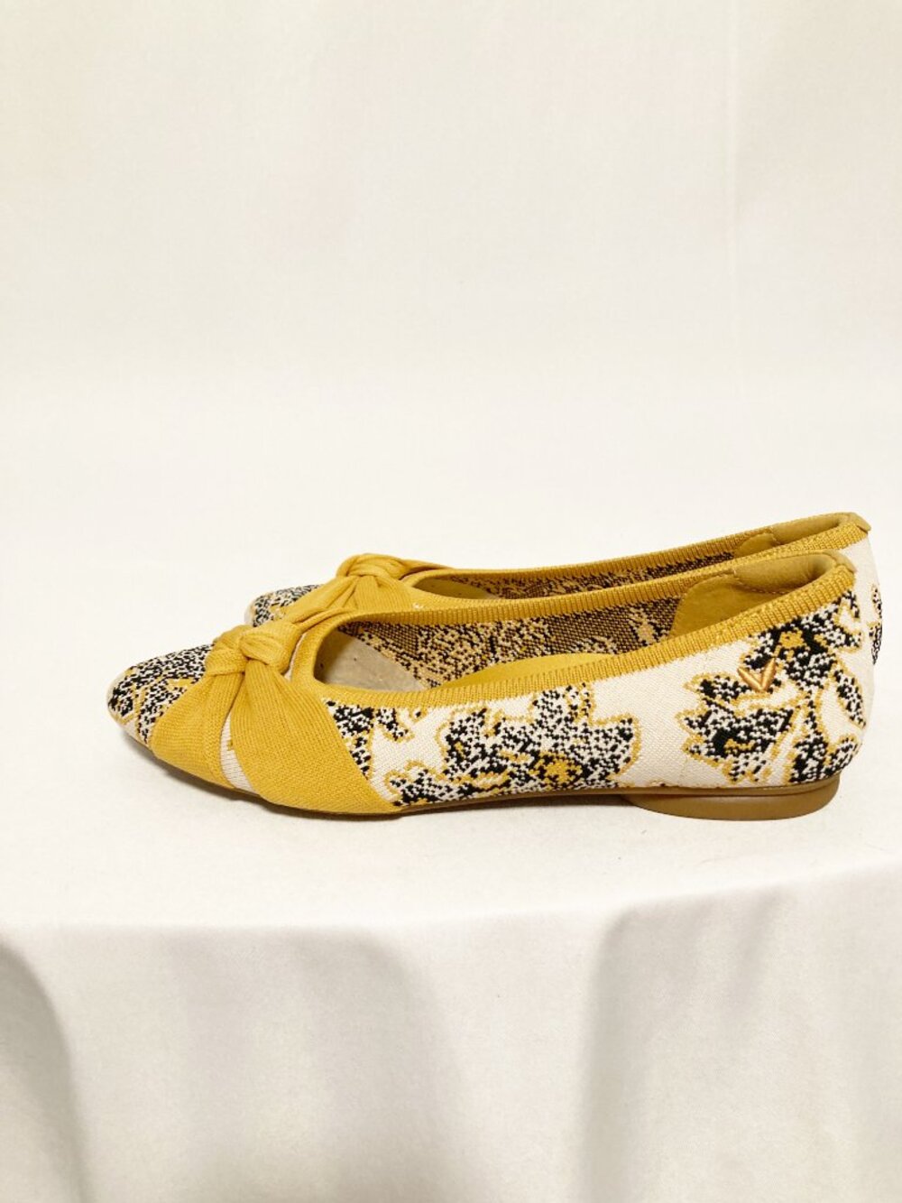 VIVAIA Bibi Almond-Toe Knotted Flats Size EU 38 US 7-7.5 - Picture 5 of 10